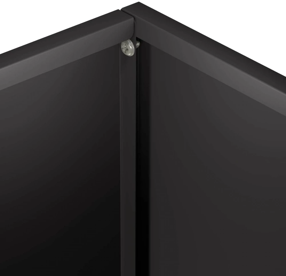 Sodo vazonas Juoda 40 x 30 x 30 cm Šaltai valcuotas plienas