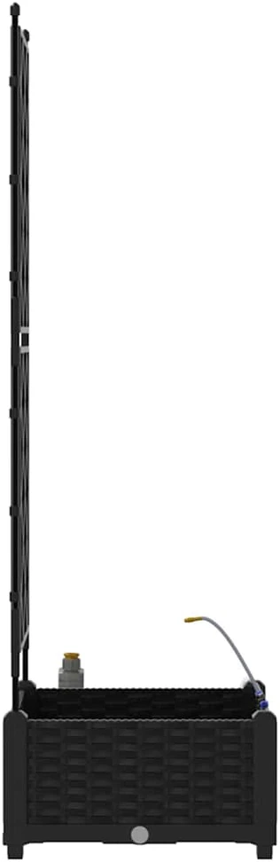Sodo vazonas Juoda 40 x 40 x 126 cm PP