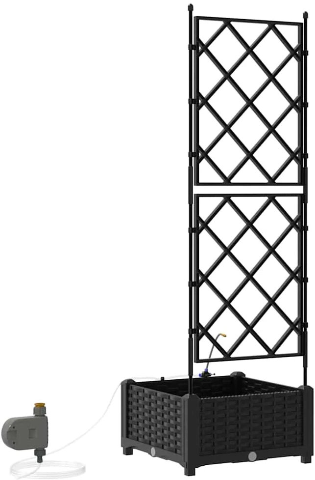 Sodo vazonas Juoda 40 x 40 x 126 cm PP