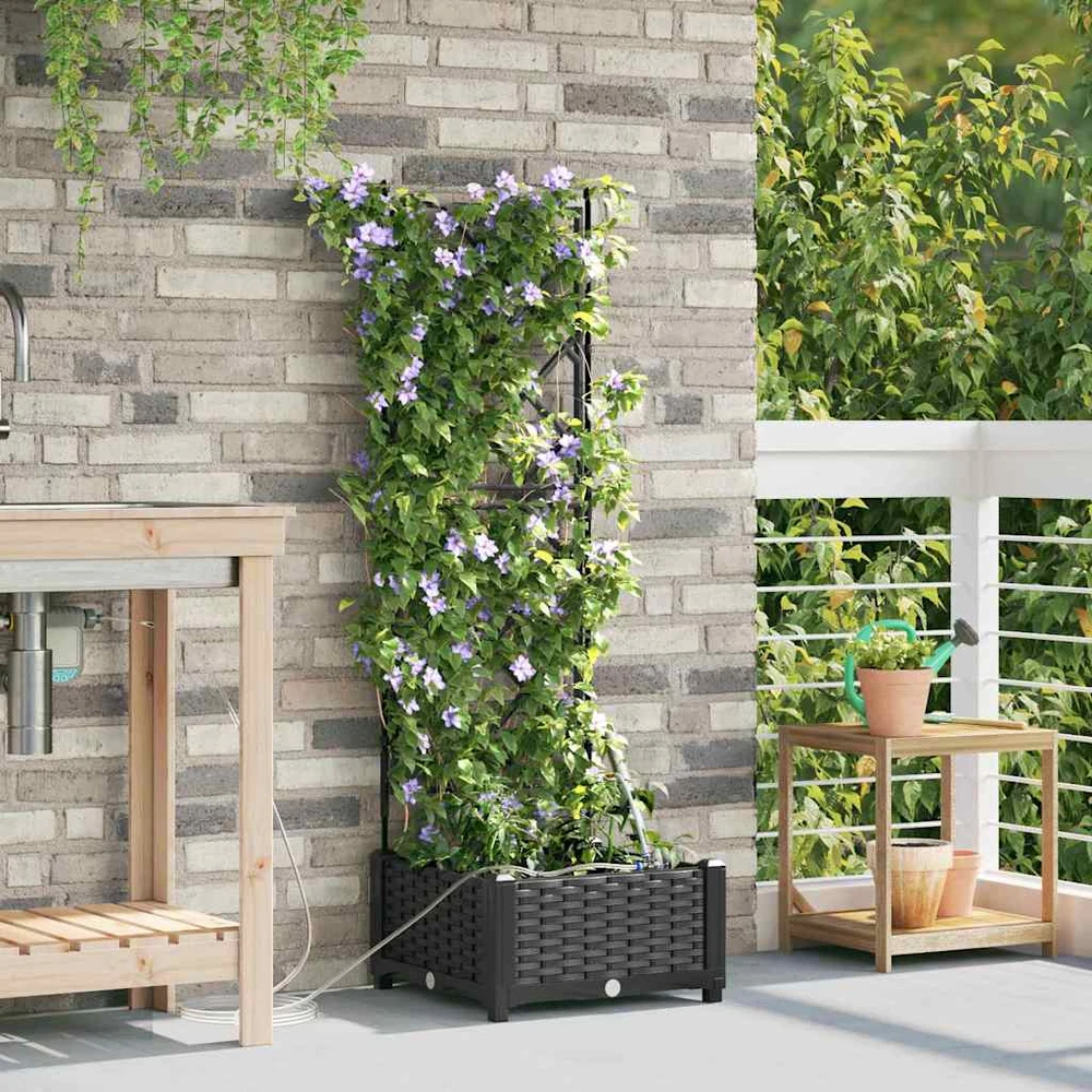 Sodo vazonas Juoda 40 x 40 x 126 cm PP
