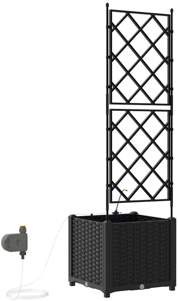 Sodo vazonas Juoda 40 x 40 x 142 cm PP