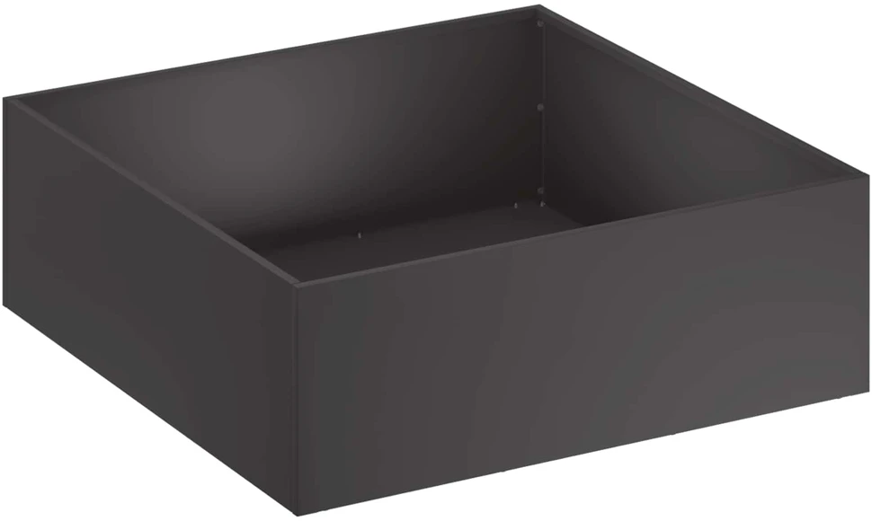 Sodo vazonas Juoda 40 x 40 x 20 cm Šaltai valcuotas plienas