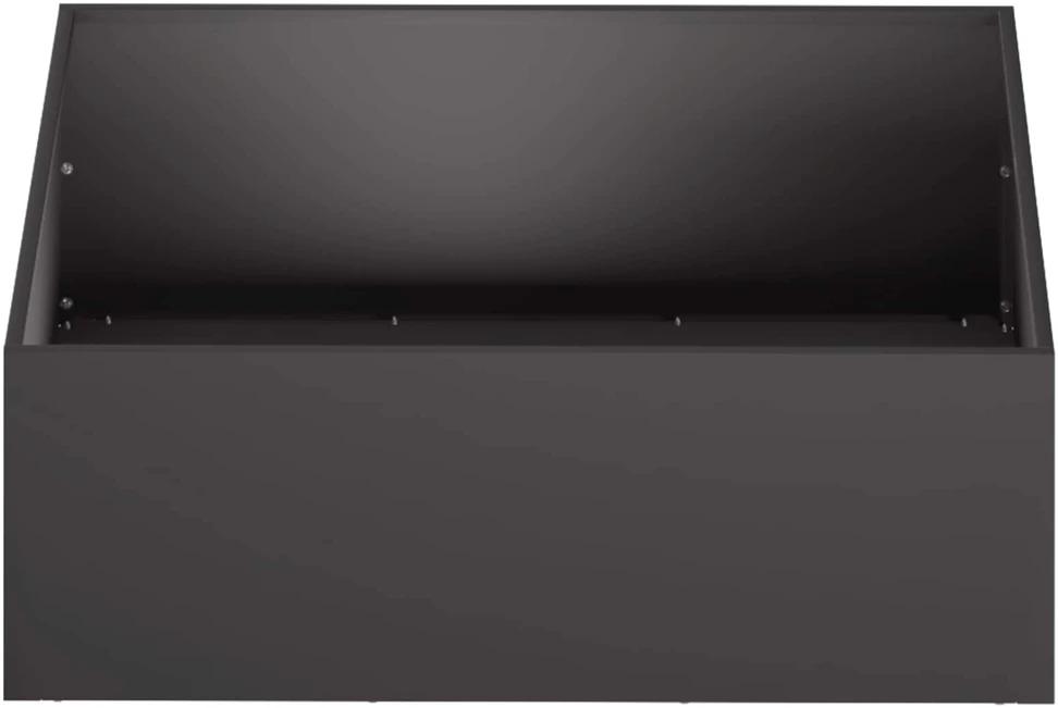 Sodo vazonas Juoda 40 x 40 x 20 cm Šaltai valcuotas plienas