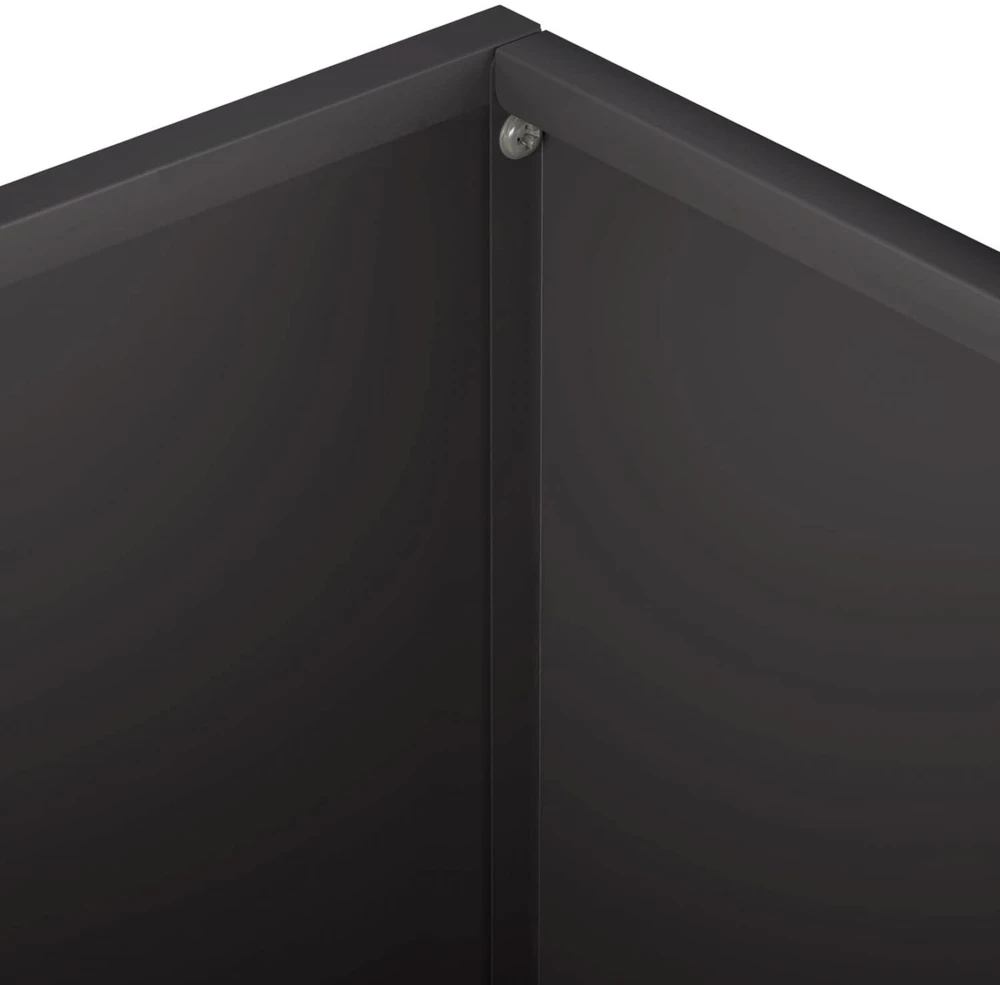 Sodo vazonas Juoda 40 x 40 x 30 cm Šaltai valcuotas plienas