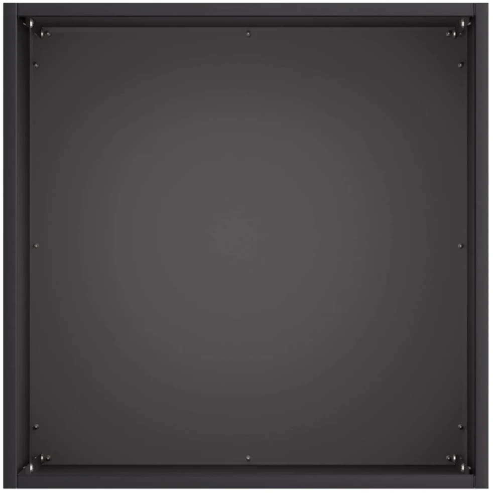 Sodo vazonas Juoda 45 x 45 x 45 cm Šaltai valcuotas plienas