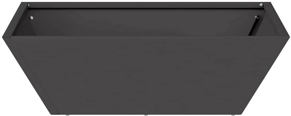 Sodo vazonas Juoda 50 x 50 x 15 cm Šaltai valcuotas plienas