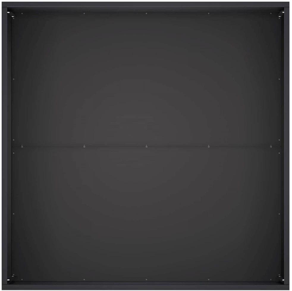 Sodo vazonas Juoda 60 x 60 x 40 cm Šaltai valcuotas plienas