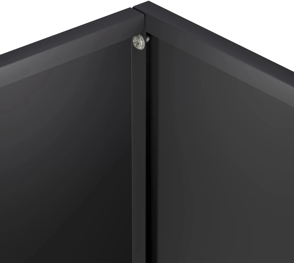 Sodo vazonas Juoda 80 x 30 x 40 cm Šaltai valcuotas plienas