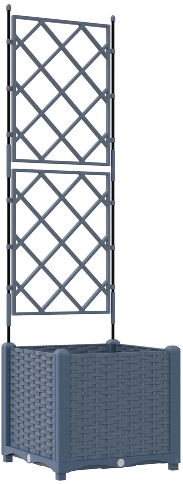 Sodo vazonas Pilka 40 x 40 x 143 cm PP