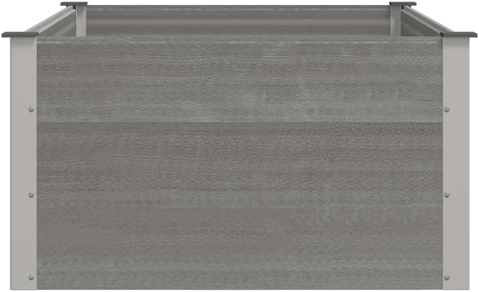 Sodo vazonas, pilkas, WPC, 150x100x54cm, aukštas