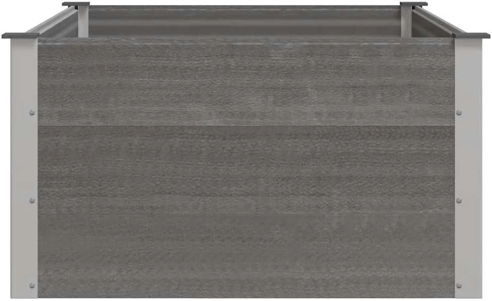 Sodo vazonas, pilkas, WPC, 150x100x54cm, aukštas