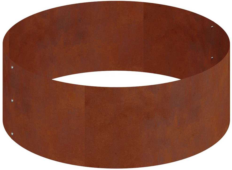 Sodo vazonas Rūdijanti 90 x 90 x 20 cm