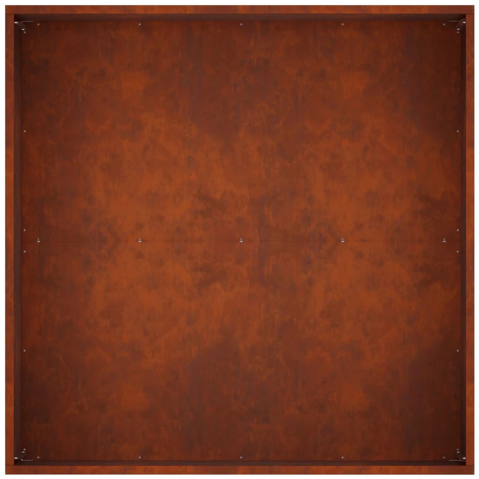 Sodo vazonas Rūdijanti 100 x 100 x 40 cm