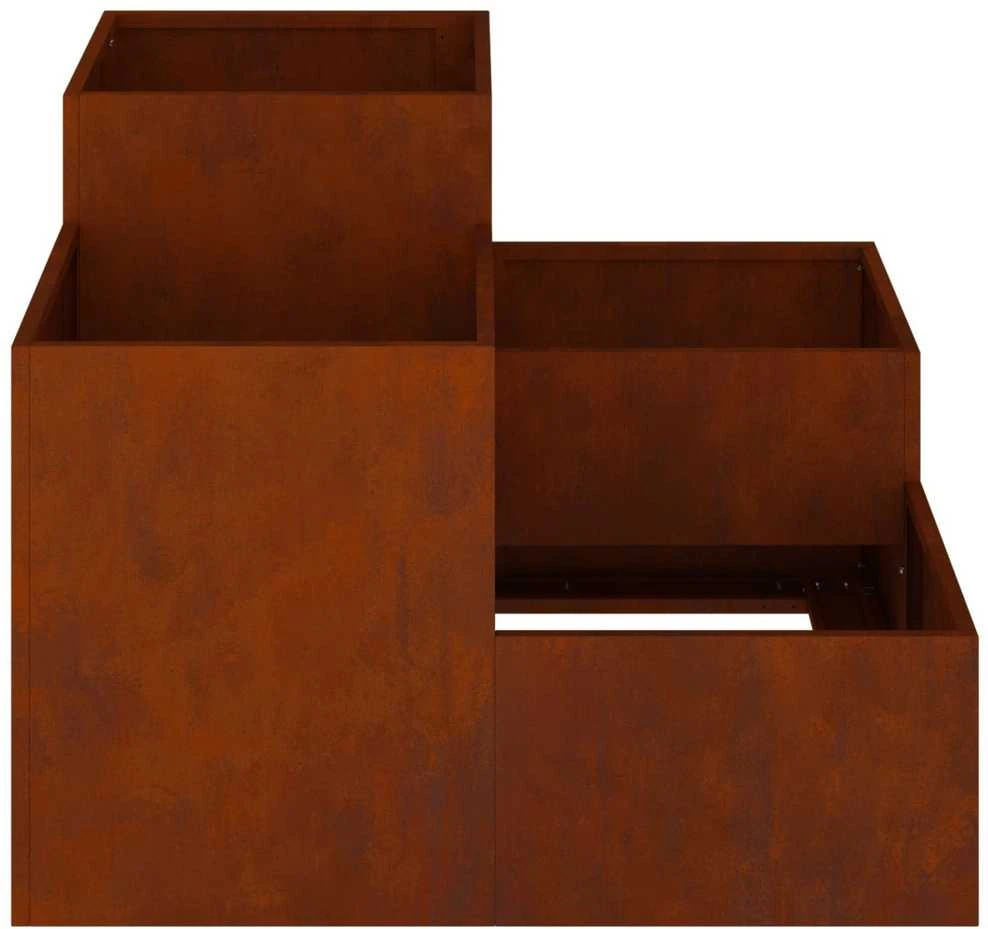 Sodo vazonas Rūdijanti 100 x 100 x 60 cm