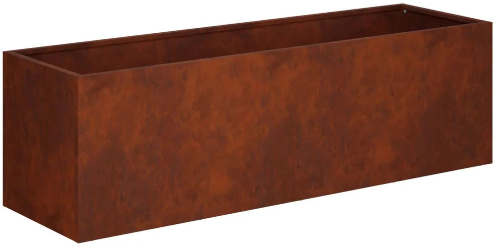 Sodo vazonas Rūdijanti 100 x 30 x 30 cm