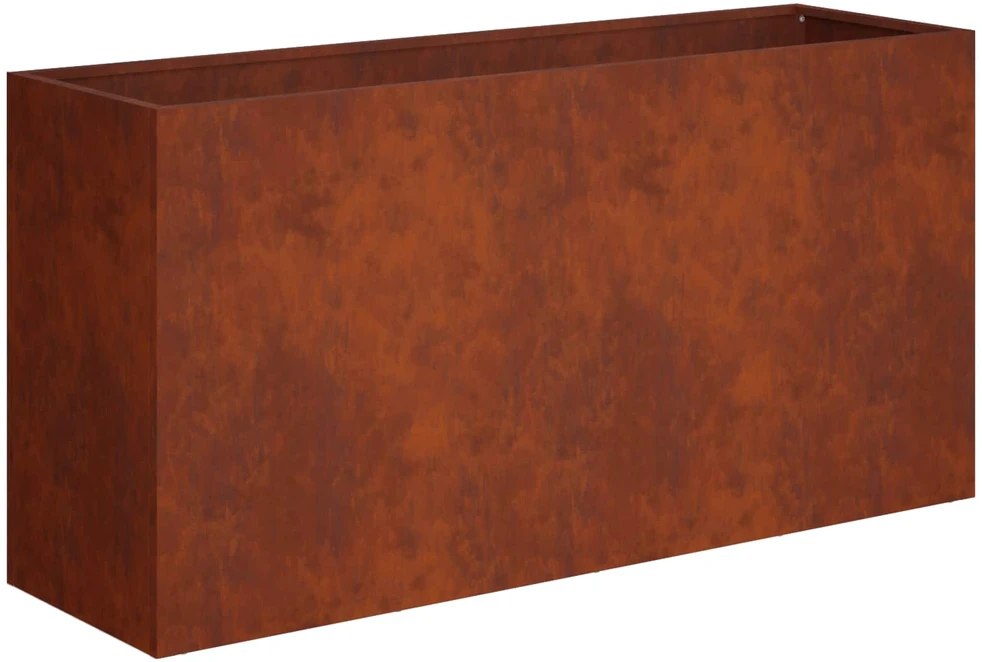 Sodo vazonas Rūdijanti 100 x 30 x 50 cm