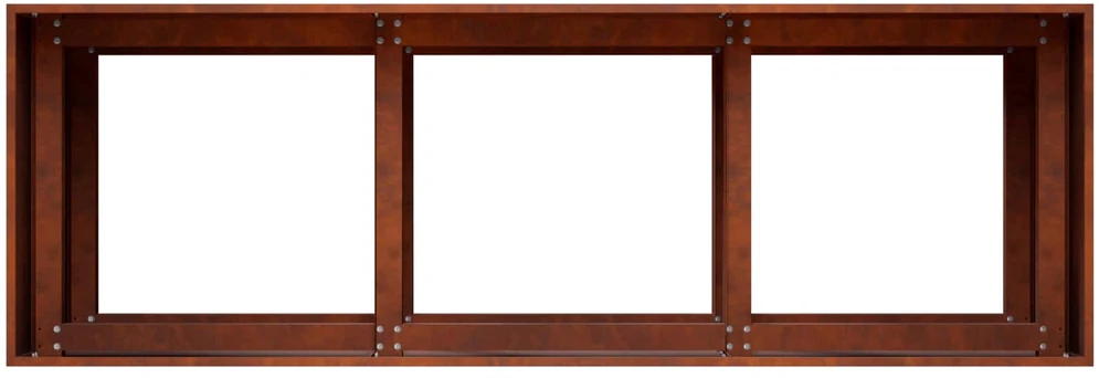 Sodo vazonas Rūdijanti 120 x 40 x 60 cm