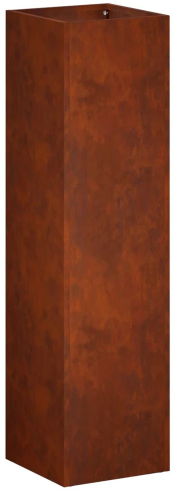 Sodo vazonas Rūdijanti 20 x 20 x 75 cm