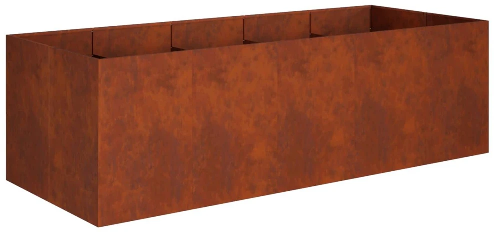 Sodo vazonas Rūdijanti 200 x 80 x 60 cm