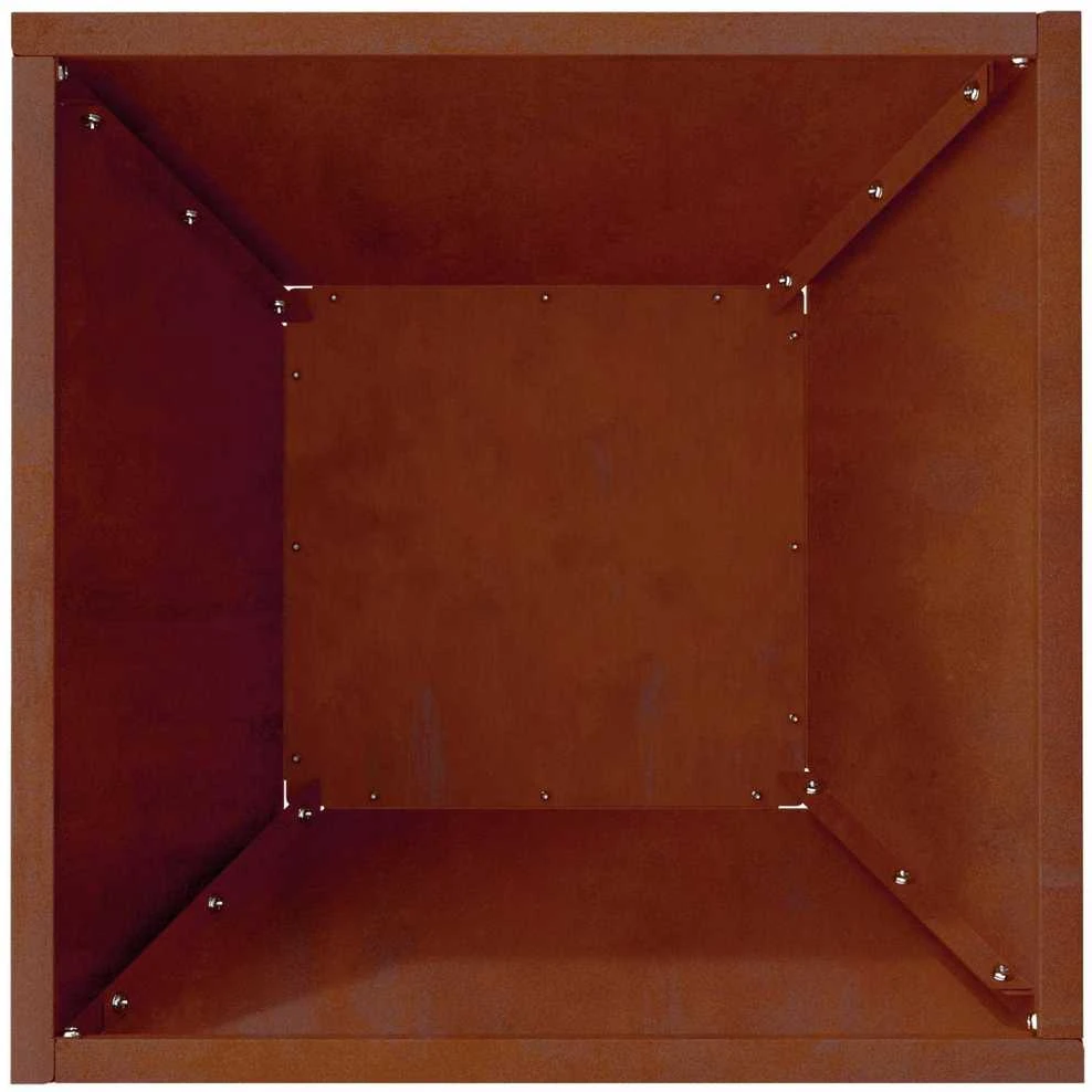 Sodo vazonas Rūdijanti 35 x 35 x 15 cm