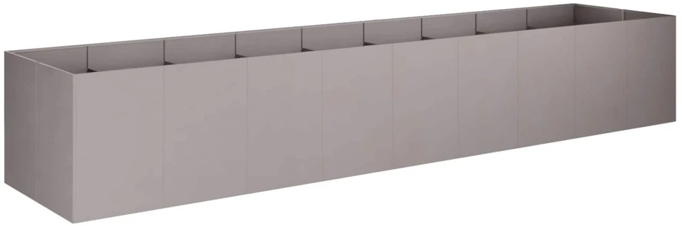 Sodo vazonas Rūdijanti 360 x 80 x 60 cm