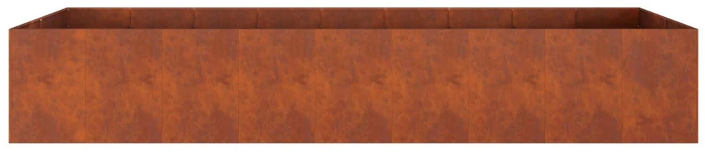 Sodo vazonas Rūdijanti 360 x 80 x 60 cm