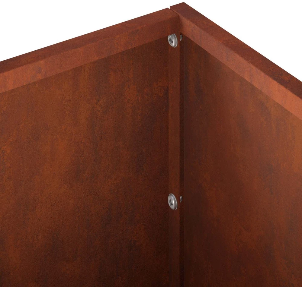 Sodo vazonas Rūdijanti 40 x 20 x 20 cm