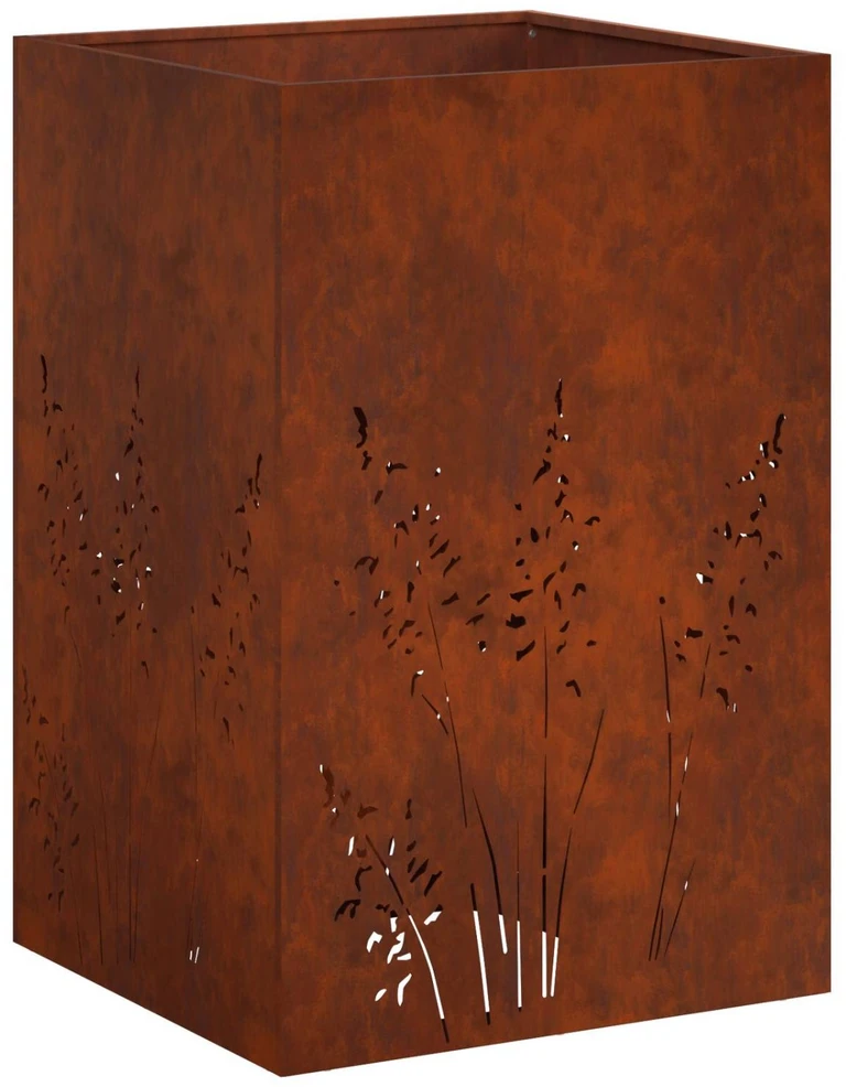 Sodo vazonas Rūdijanti 50 x 50 x 75 cm