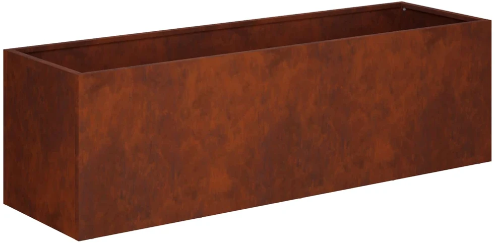 Sodo vazonas Rūdijanti 80 x 30 x 30 cm