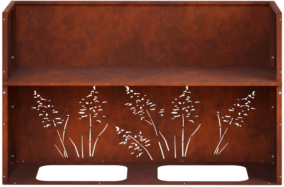 Sodo vazonas Rūdijanti 80 x 30 x 49 cm