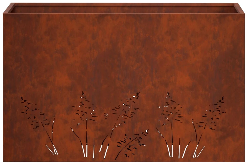 Sodo vazonas Rūdijanti 80 x 30 x 49 cm