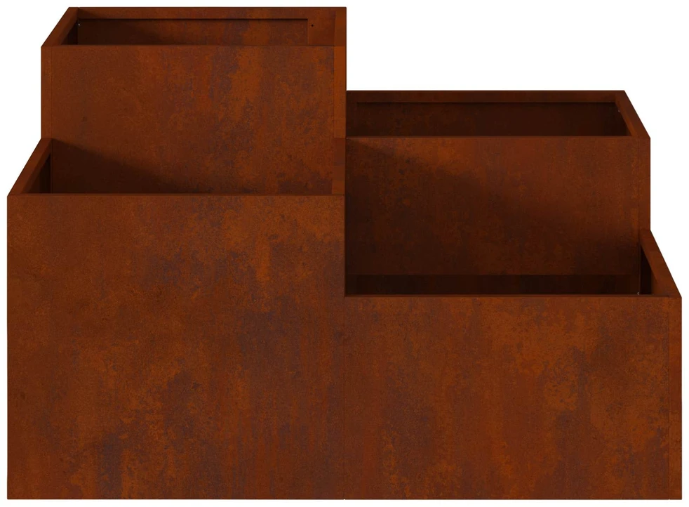 Sodo vazonas Rūdijanti 80 x 80 x 48 cm