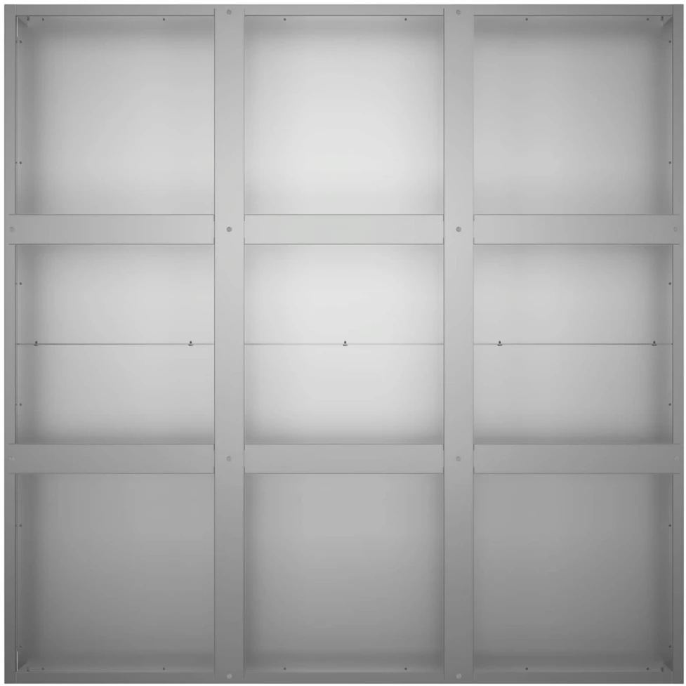 Sodo vazonas Sidabrinė 100 x 100 x 50 cm Galvanizuotas plienas