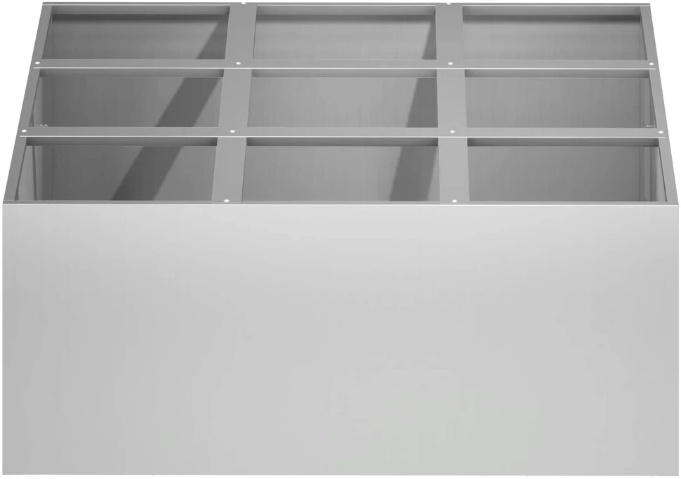 Sodo vazonas Sidabrinė 100 x 100 x 50 cm Galvanizuotas plienas