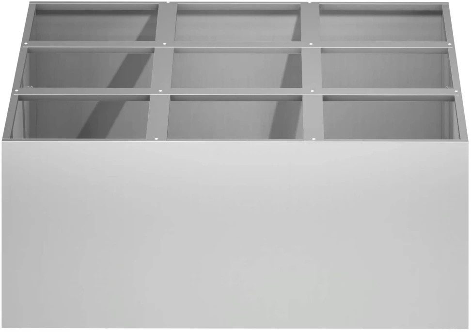 Sodo vazonas Sidabrinė 100 x 100 x 50 cm Galvanizuotas plienas