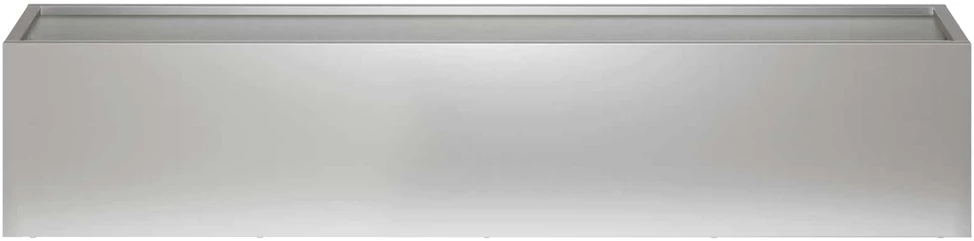Sodo vazonas Sidabrinė 100 x 20 x 20 cm Galvanizuotas plienas
