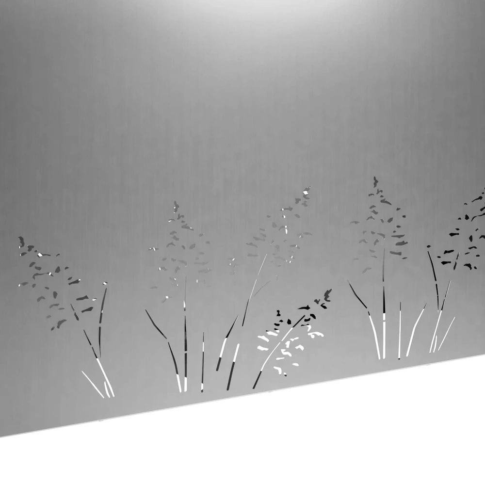 Sodo vazonas Sidabrinė 100 x 20 x 49 cm Galvanizuotas plienas