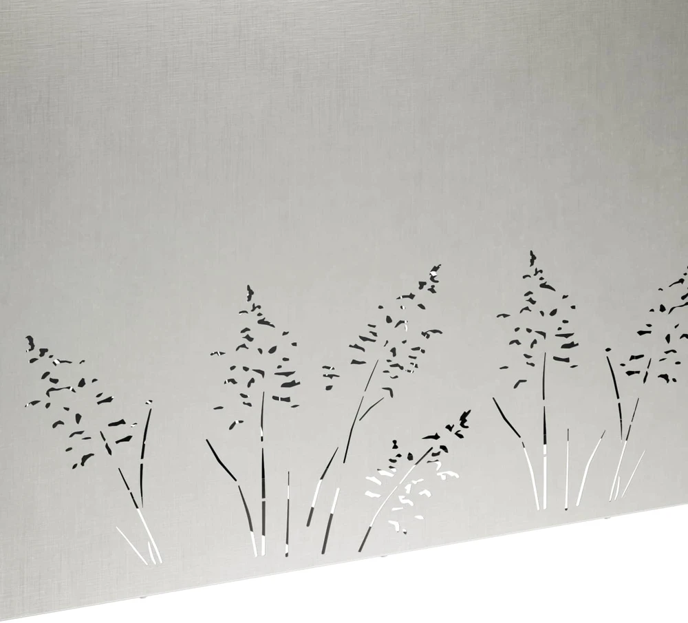 Sodo vazonas Sidabrinė 100 x 30 x 49 cm Nerūdijantis plienas