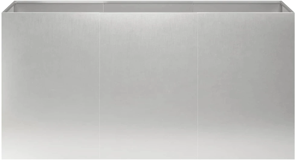 Sodo vazonas Sidabrinė 120 x 40 x 60 cm Nerūdijantis plienas