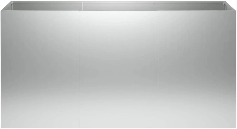 Sodo vazonas Sidabrinė 120 x 40 x 60 cm Galvanizuotas plienas