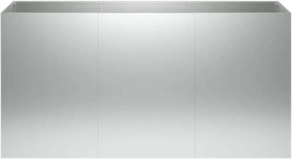 Sodo vazonas Sidabrinė 120 x 40 x 60 cm Galvanizuotas plienas