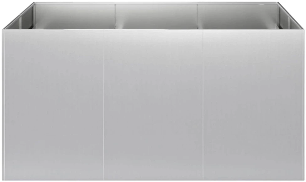 Sodo vazonas Sidabrinė 120 x 80 x 60 cm Galvanizuotas plienas