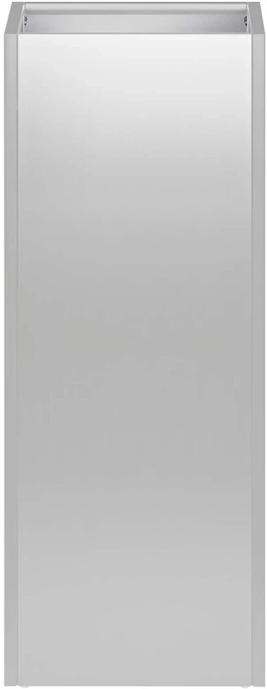 Sodo vazonas Sidabrinė 20 x 20 x 50 cm Galvanizuotas plienas