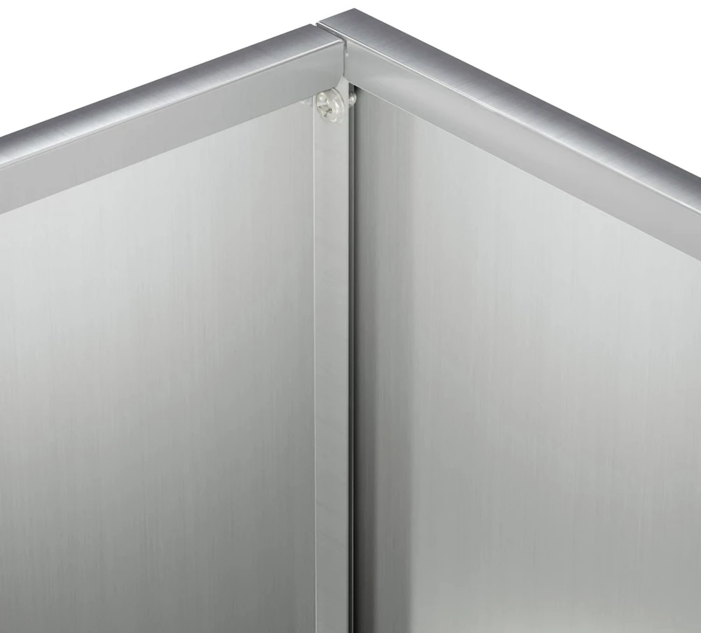 Sodo vazonas Sidabrinė 20 x 20 x 50 cm Galvanizuotas plienas