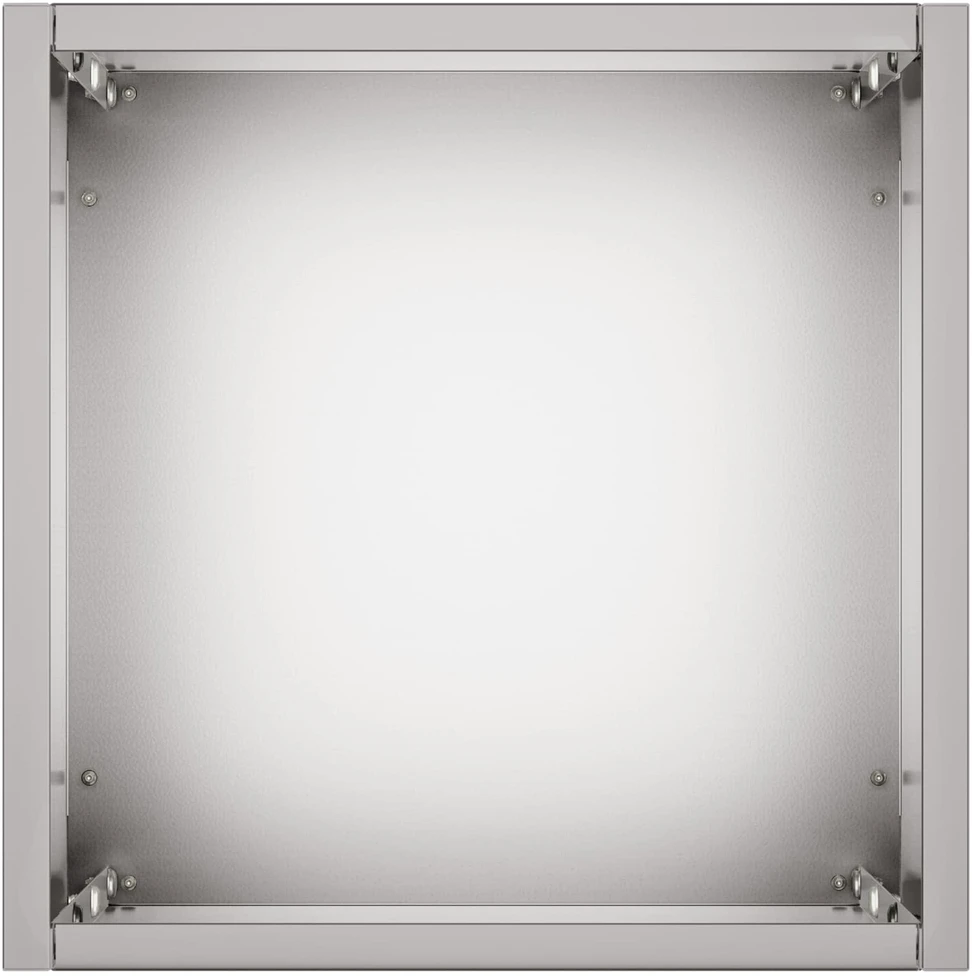 Sodo vazonas Sidabrinė 20 x 20 x 75 cm Galvanizuotas plienas