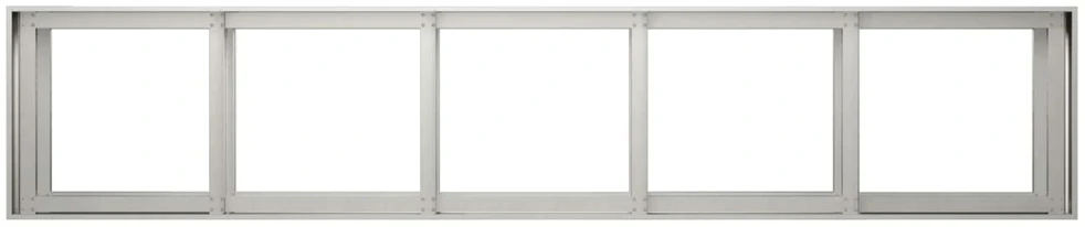 Sodo vazonas Sidabrinė 200 x 40 x 60 cm Nerūdijantis plienas