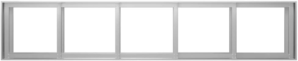Sodo vazonas Sidabrinė 200 x 40 x 60 cm Galvanizuotas plienas
