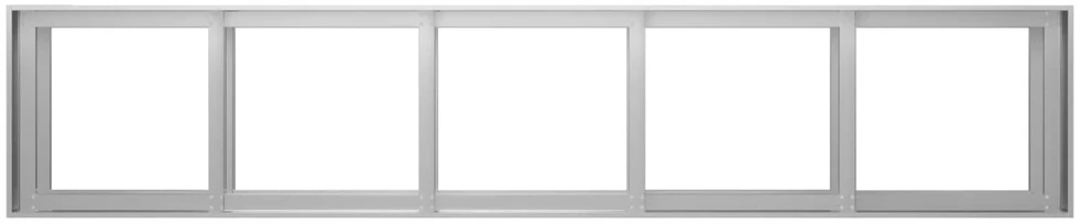Sodo vazonas Sidabrinė 200 x 40 x 60 cm Galvanizuotas plienas