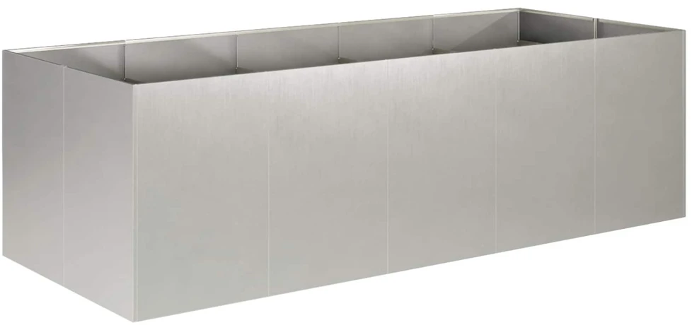 Sodo vazonas Sidabrinė 200 x 80 x 60 cm Nerūdijantis plienas