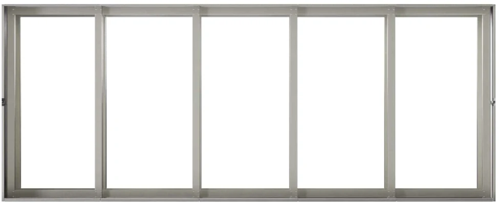 Sodo vazonas Sidabrinė 200 x 80 x 60 cm Nerūdijantis plienas
